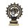 Shiva Nataraj Messing zweifarbig -- 1020 g; 20 cm