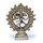 Shiva Nataraja Messing doppelter Ring 2farbig -- 436 g; 15 cm