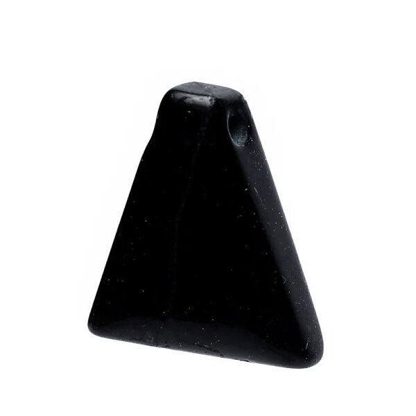 Shungit Anhänger getrommelt --  ±3cm; ±7g