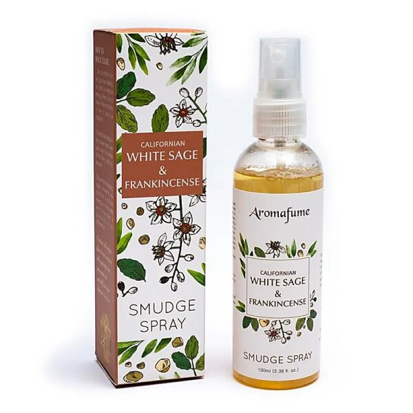 Smudgespray weißer Salbei & Weihrauch Aromafume -- 100ml