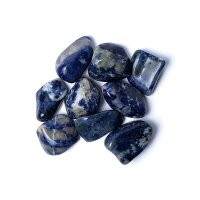 Sodalite tumbled stones A quality -- ±500g;...