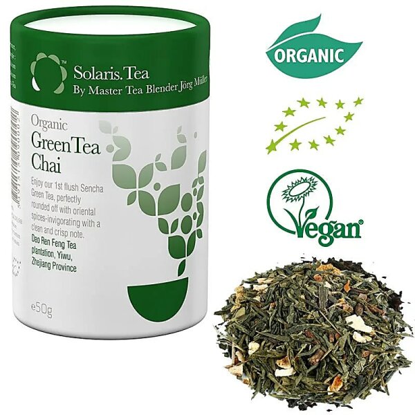 Solaris Biologischer Grüner Tee Chai - loser Tee -- 50 g