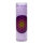 Stearinkerze Blume des Lebens violett -- 21x6.5 cm