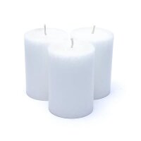 Stearinkerzen 3 x PURENESS -- 8x5.5 cm