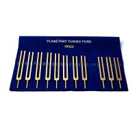 Stimmgabel-Set Cosmic Octave goldfarben ungewichtet --...