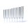 Stimmgabel-Set Harmonic Spectrum -- 42x21 cm