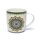 Teetasse mit Sieb Mandala Gr&uuml;n -- &plusmn;400 ml