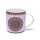 Teetasse mit Sieb Mandala Lila -- &plusmn;400 ml