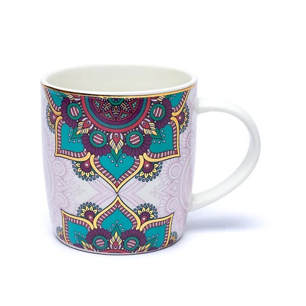 Teetassenset Mandala Türkis -- ±400 ml