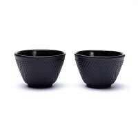 Teetassenset mit 2 Tassen emailliert japanischer Stil --...