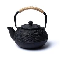 Tetsubin gusseiserne 0,6 Liter Teekanne schwarz...