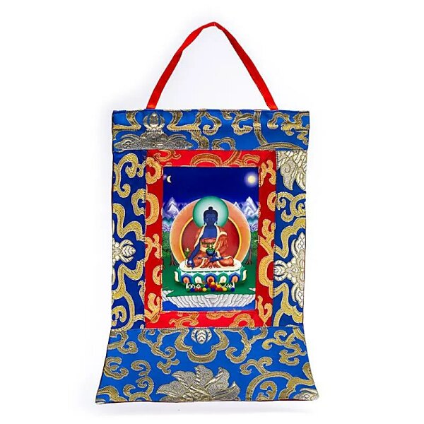 Thangka bedruckt Medizinbuddha -- 29x20cm