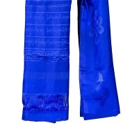 Tibetische Kathag Schal blau extragroß -- 240 cm