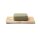 Travertin Seifenhalter oder Kerzenhalter goldfarben -- 15x7,5x1cm; 245g