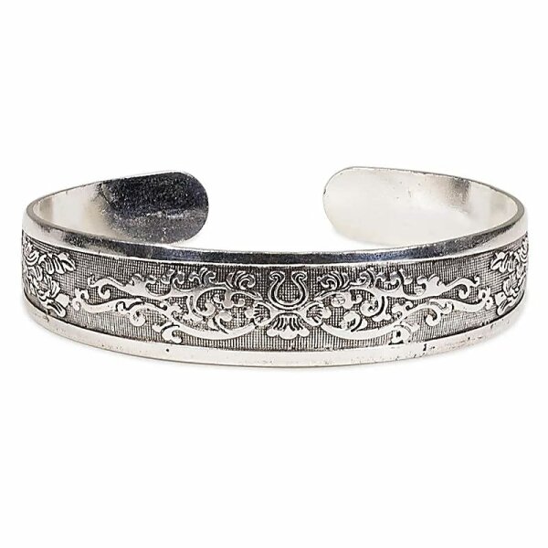 Tribal Flower Design Miao Armband -- 1.5 cm