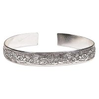 Tribal Miao Lotus Design Armband -- 1 cm