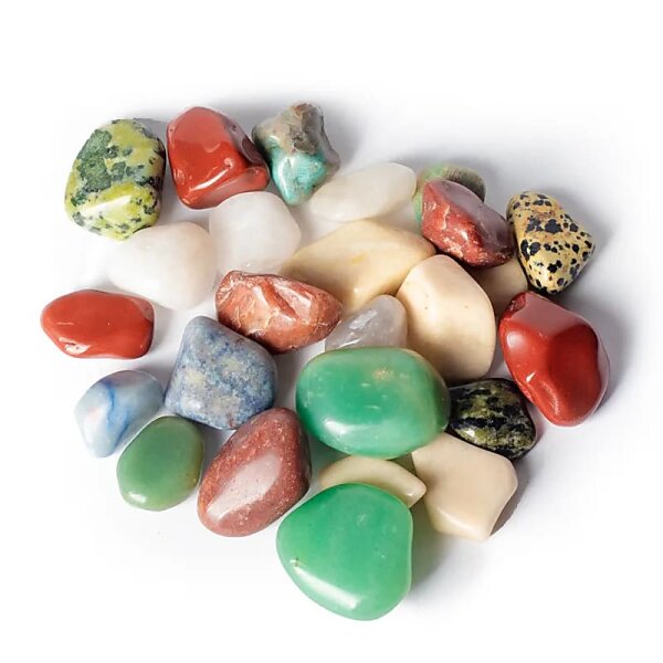 Trommelsteine Mix Brasilien A-Qualität -- ±2-5cm; ±5000g