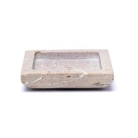 Untersetzer / Kerzenständer quadratisch beige...