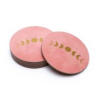 Untersetzer Mondphasen Set mit 6 Stück -- 152g