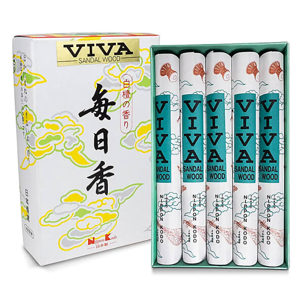 Viva Mainichi-koh Sandelholz Räucherwerk -- 18 g; 13.5 cm