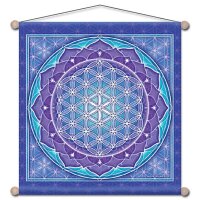 Wandschmuck für Meditation Blume des Lebens  --...