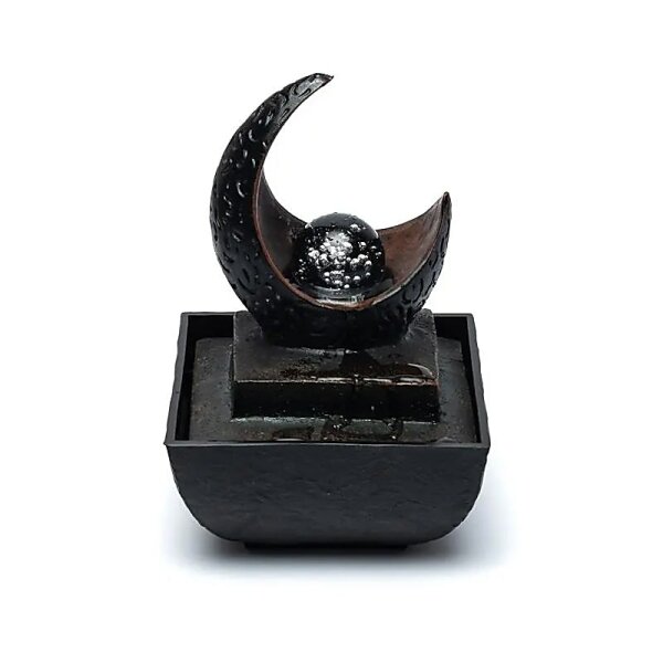 Wasserfontäne Mond -- 13,3x13,3x19,5 cm