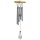 Windspiel f&uuml;nf St&auml;be Holz Kristallwindf&auml;nger -- 48 cm