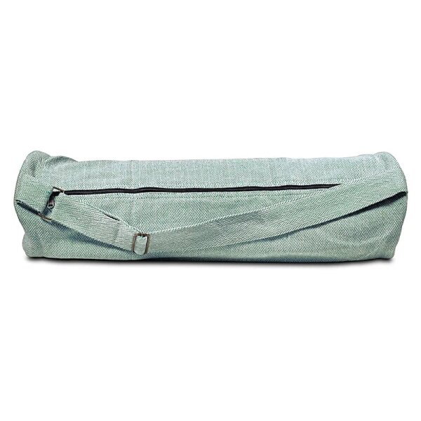 Yoga Tasche aus Baumwolle grün -- 65x19cm