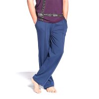 Yogahose Comfort Biobaumwolle Herren marine M-L -- 342g