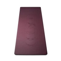 Yogi & Yogini PU Yogamatte Mondphasen aubergine --...