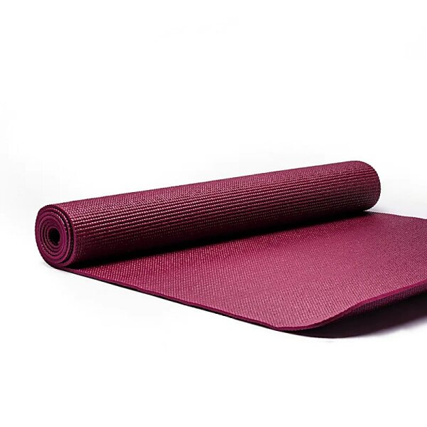 Yogi & Yogini PVC Yogamatte aubergine -- 1200g; 61x183x0.5cm