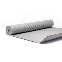 Yogi & Yogini PVC Yogamatte grau -- 1200g; 61x183x0.5cm