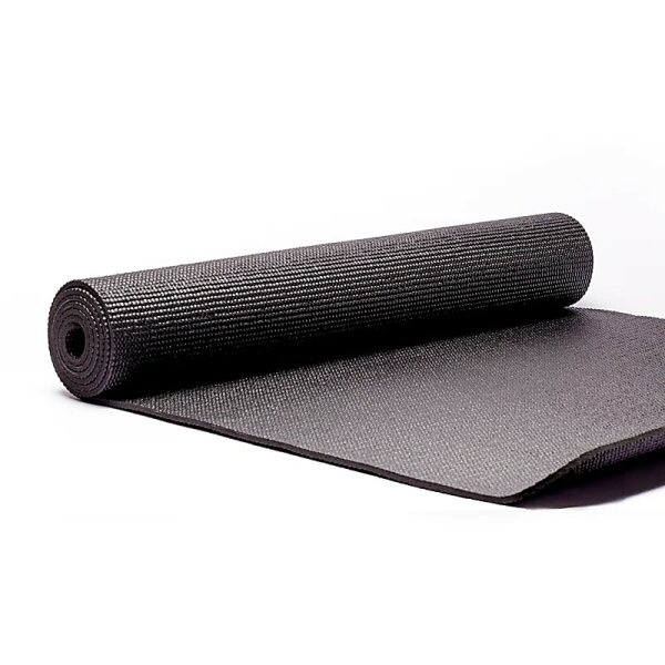 Yogi & Yogini PVC Yogamatte schwarz -- 1200g; 61x183x0.5 cm