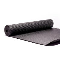 Yogi & Yogini PVC Yogamatte schwarz -- 1200g;...