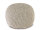 Sitzhocker Mohair Ø55 H37 beige, super nachhaltig, waschbar modern, CO2 Arm