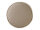 Sitzhocker Mohair Ø55 H37 beige, super nachhaltig, waschbar modern, CO2 Arm