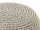 Sitzhocker Mohair Ø55 H37 beige, super nachhaltig, waschbar modern, CO2 Arm