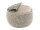 Sitzhocker Mohair Ø55 H37 beige, super nachhaltig, waschbar modern, CO2 Arm