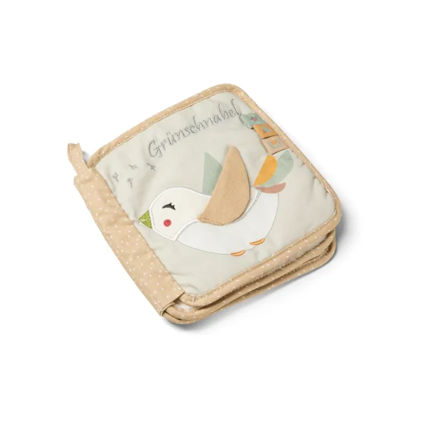 Baby Stoffbuch/Fühlbuch Grünschnabel Ökotex BIO