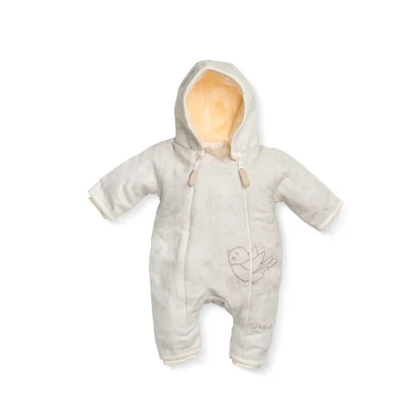 Babyoverall Grünschnabel Wollfilz mit Lammfell