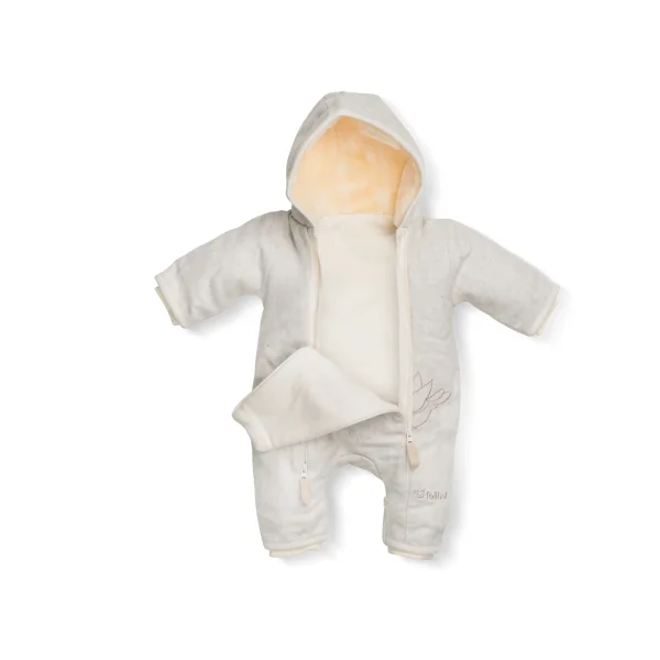 Babyoverall Grünschnabel Wollfilz mit Lammfell