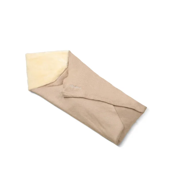 Lammfell-Einschlagdecke Stella Feinstrick 2-lagig 100% Lammfell