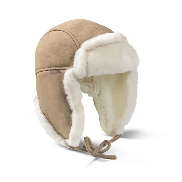 Fellhof Lammfellmütze Quebec beige