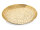 Dekotablett ø 28 cm rund gold Deko Tablett Serviertablett Metall Kerzentablett