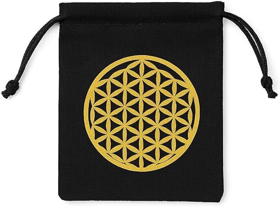 Abato Halskette Blume des Lebens mit Amethyst · handgefertigt in Bayern · geflochtenes, natürlich gegerbtes Lederband · spiritueller Schmuck mit Symbolkraft, Achtsamkeit, Verbundenheit & Design